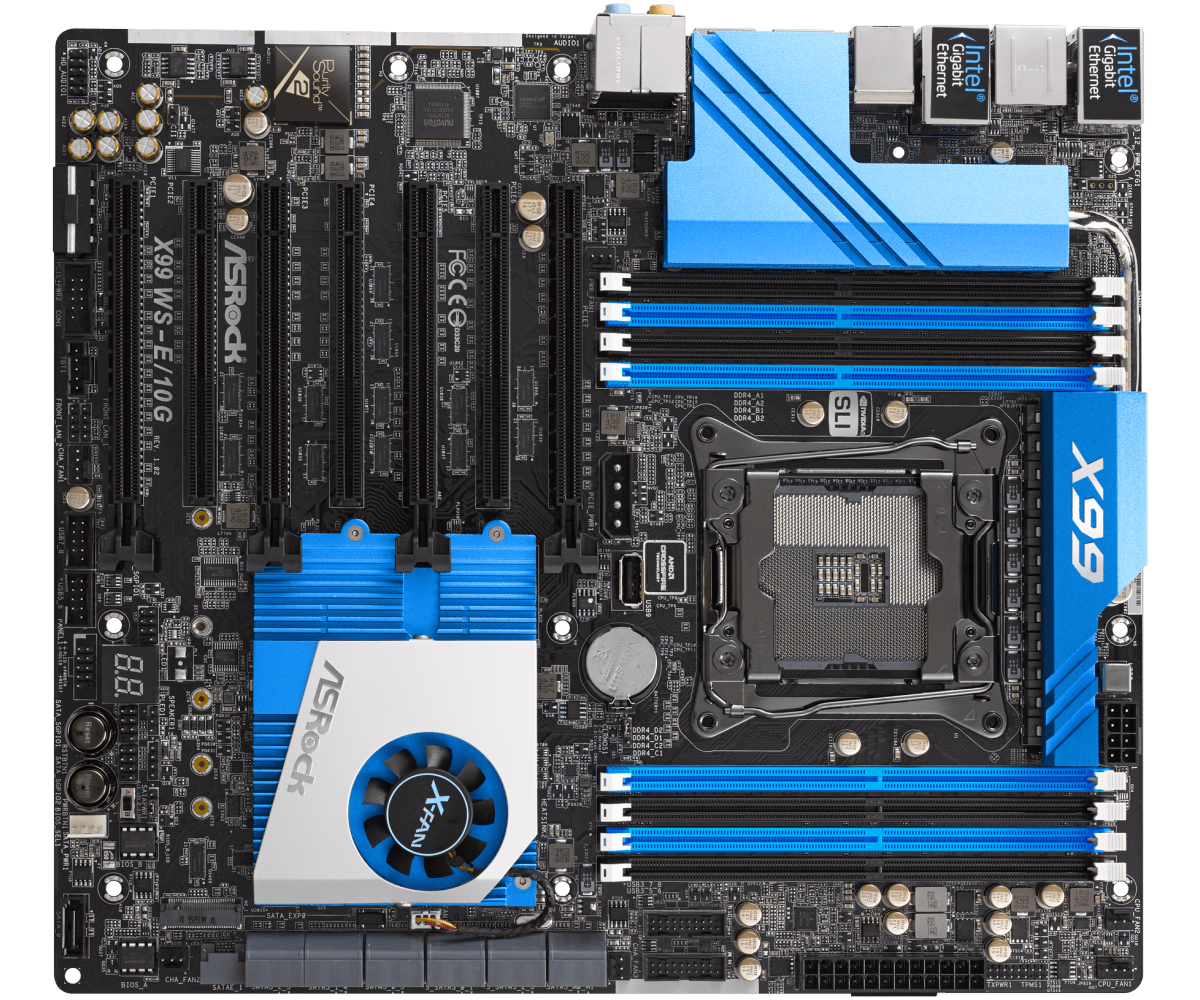 Asrock x99 ws обзор